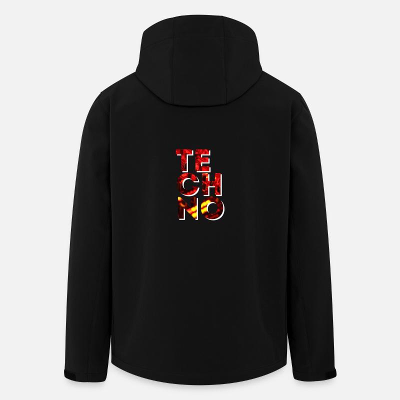 TECHNO - Veste softshell homme en polyester recyclé Stanley/Stella - noir