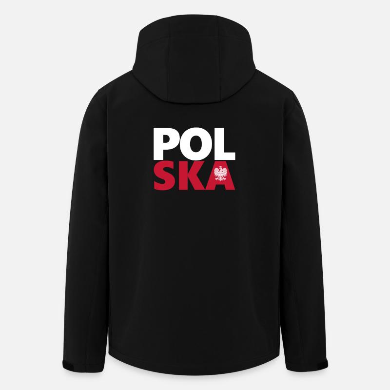 Poland - Men’s Recycled Softshell Jacket by Stanley/Stella - black