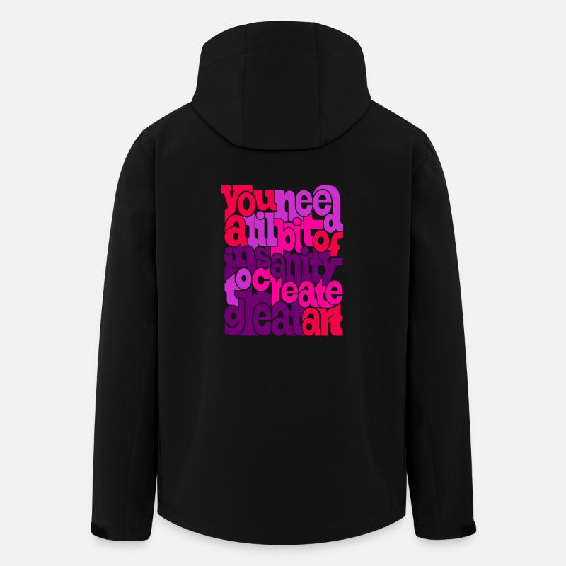 Insanity - Veste softshell homme en polyester recyclé Stanley/Stella - noir