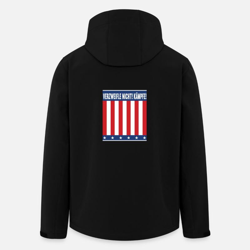 Don't despair, fight! - Men’s Recycled Softshell Jacket by Stanley/Stella - black