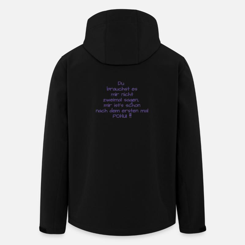 POHUI - Recycelte Männer Softshell-Jacke von Stanley/Stella - Schwarz