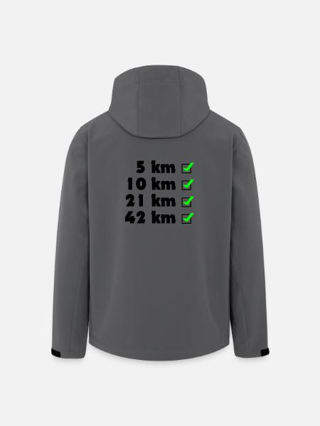 Marathon checklist - Men’s Recycled Softshell Jacket by Stanley/Stella - black