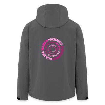 History of Salsa - Salsa Dance Shirts - Recycelte Männer Softshell-Jacke von Stanley/Stella - Schwarz - Hinten - AI Model Male 185 light (185cm)