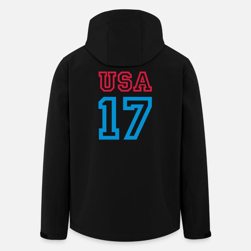 USA 2017 - Recycelte Männer Softshell-Jacke von Stanley/Stella - Schwarz