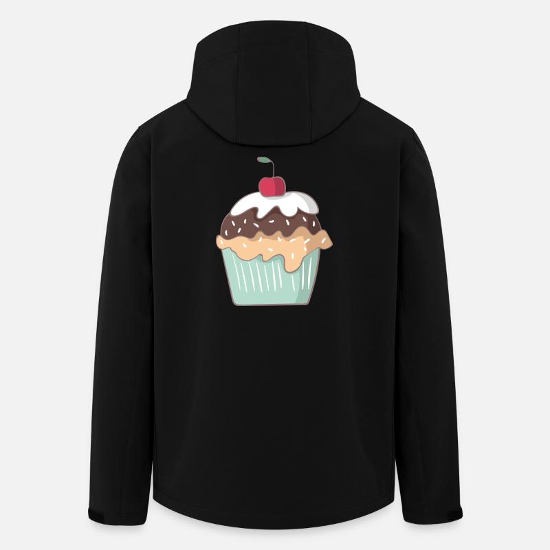 Cupcake - Recycelte Männer Softshell-Jacke von Stanley/Stella - Schwarz