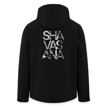 S H A V A S A N A - Veste softshell homme en polyester recyclé Stanley/Stella - noir - Dos - AI Model Male 185 light (185cm)