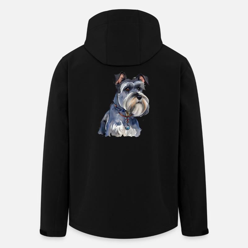 Schnauzer - Giacca softshell uomo in poliestere riciclato di Stanley/Stella - nero