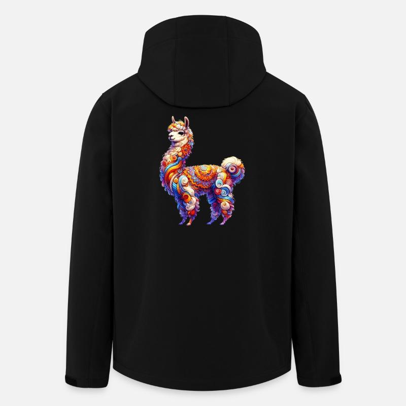 Alpaka - Recycelte Männer Softshell-Jacke von Stanley/Stella - Schwarz