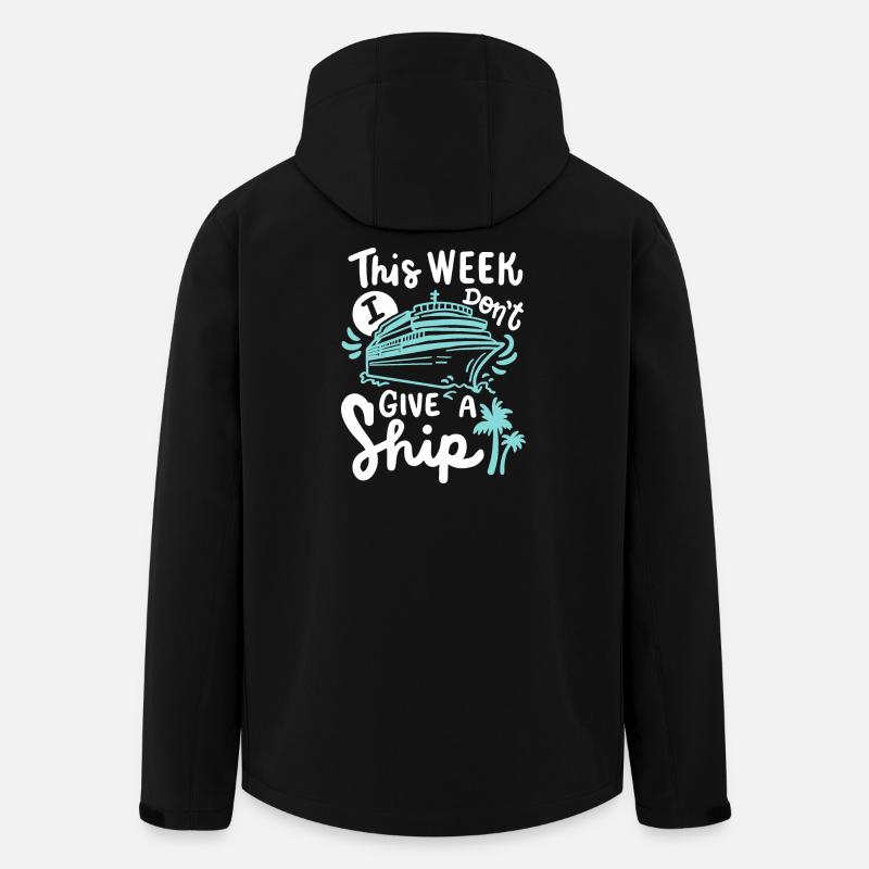 Kreuzfahrtschiff Urlaub - Recycelte Männer Softshell-Jacke von Stanley/Stella - Schwarz