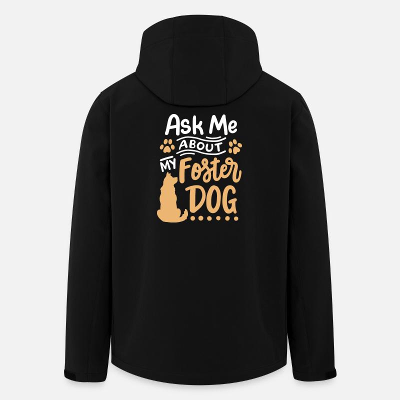 Pflegehund Herrchen Frauchen - Recycelte Männer Softshell-Jacke von Stanley/Stella - Schwarz