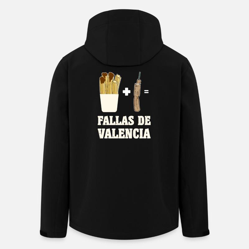Fallas Pyro Chorrus - Recycelte Männer Softshell-Jacke von Stanley/Stella - Schwarz