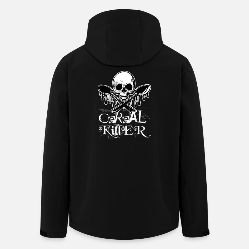 Skull Cereal Killer - Men’s Recycled Softshell Jacket by Stanley/Stella - black