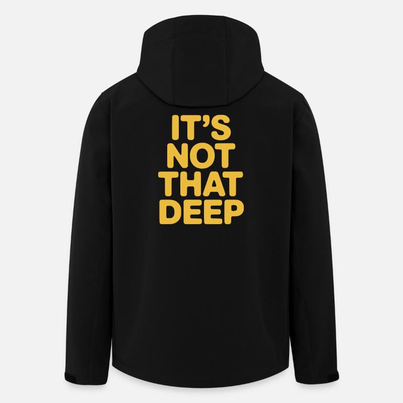 Ce n’est pas si profond - Veste softshell homme en polyester recyclé Stanley/Stella - noir