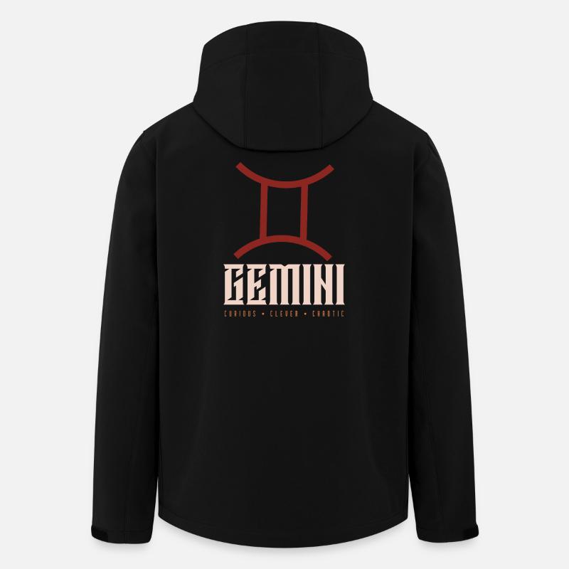 Gémeaux - Veste softshell homme en polyester recyclé Stanley/Stella - noir