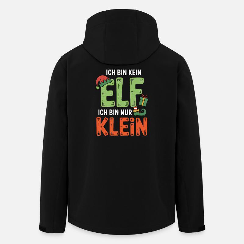 I'm not an elf – just small - Men’s Recycled Softshell Jacket by Stanley/Stella - black