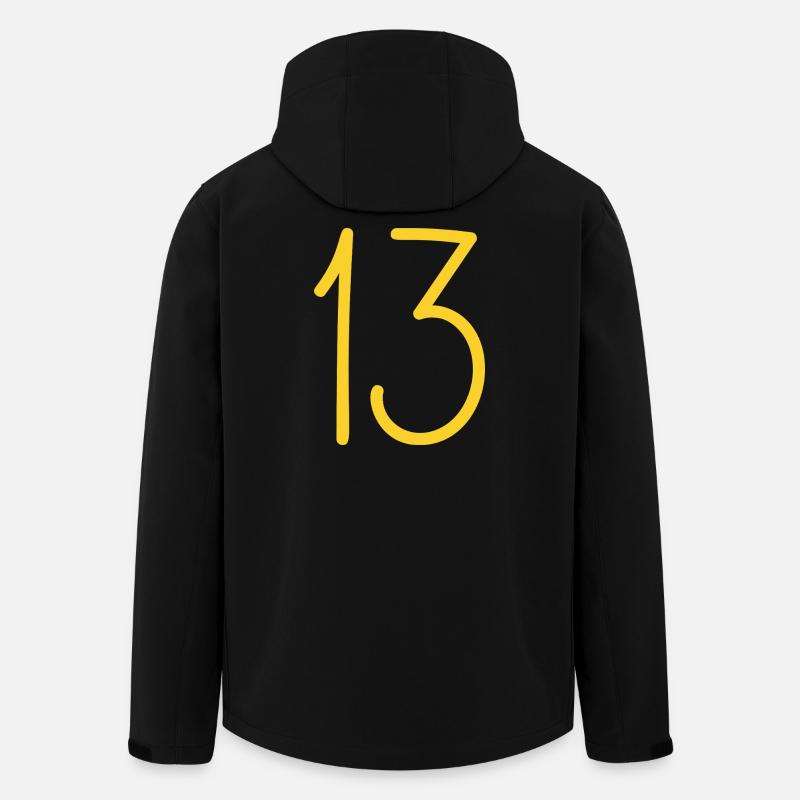 13 - Recycelte Männer Softshell-Jacke von Stanley/Stella - Schwarz