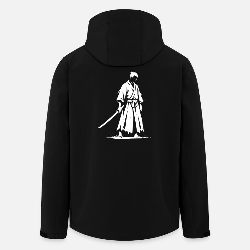 Sad Ronin Samurai Warrior - Men’s Recycled Softshell Jacket by Stanley/Stella - black
