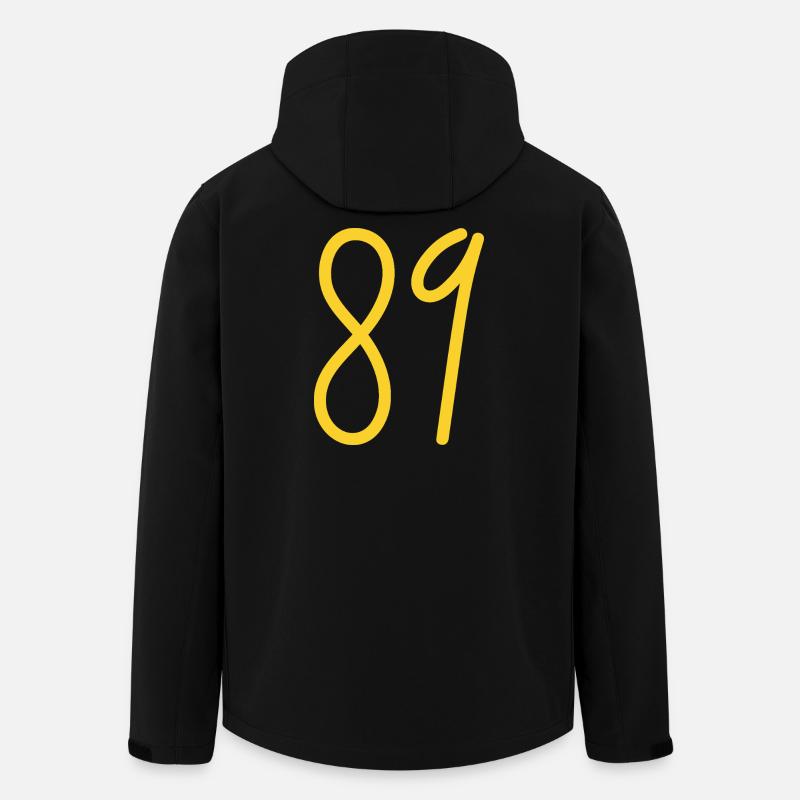 89 - Men’s Recycled Softshell Jacket by Stanley/Stella - black