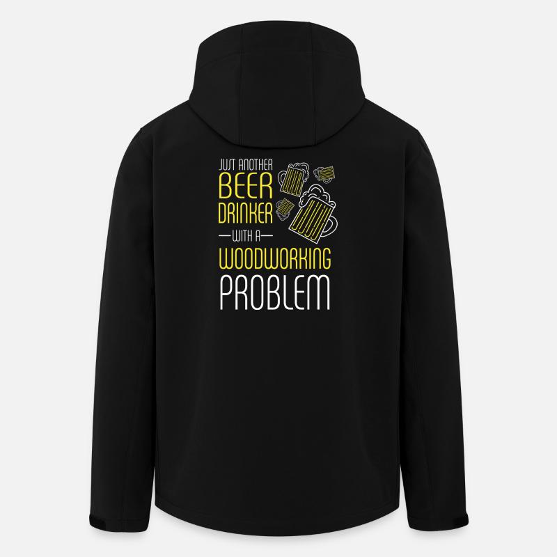 Beer Drinker With Woodworking Problem - Recycelte Männer Softshell-Jacke von Stanley/Stella - Schwarz