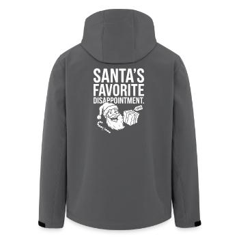 La déception préférée du Père Noël - Veste softshell homme en polyester recyclé Stanley/Stella - noir - Dos - AI Model Male 185 light (185cm)