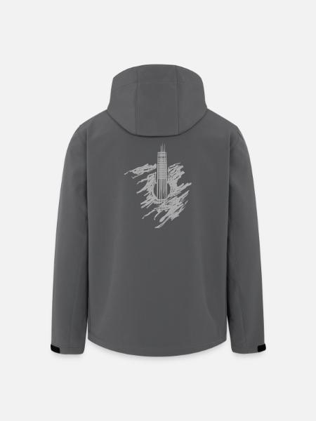 Gitarre Gitarrist Musiker - Recycelte Männer Softshell-Jacke von Stanley/Stella - Schwarz