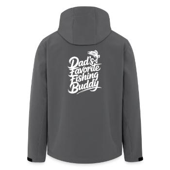 Le compagnon de pêche préféré de mon père - Veste softshell homme en polyester recyclé Stanley/Stella - noir - Dos - AI Model Male 185 light (185cm)