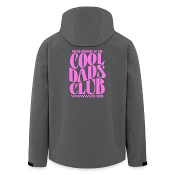 Cool Dads Club - Werdender Papa 2026 Geschenk - Recycelte Männer Softshell-Jacke von Stanley/Stella - Schwarz - Hinten - AI Model Male 185 light (185cm)