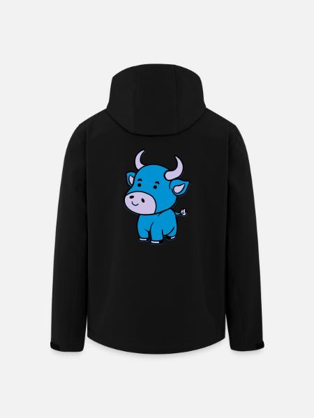 bébé vache - Veste softshell homme en polyester recyclé Stanley/Stella - noir