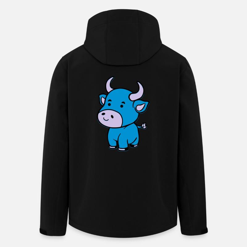 bébé vache - Veste softshell homme en polyester recyclé Stanley/Stella - noir