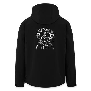 Lunettes de soleil CANE CORSO cool Motif chien Wilsigns - Veste softshell homme en polyester recyclé Stanley/Stella - noir - Dos - AI Model Male 185 light (185cm)