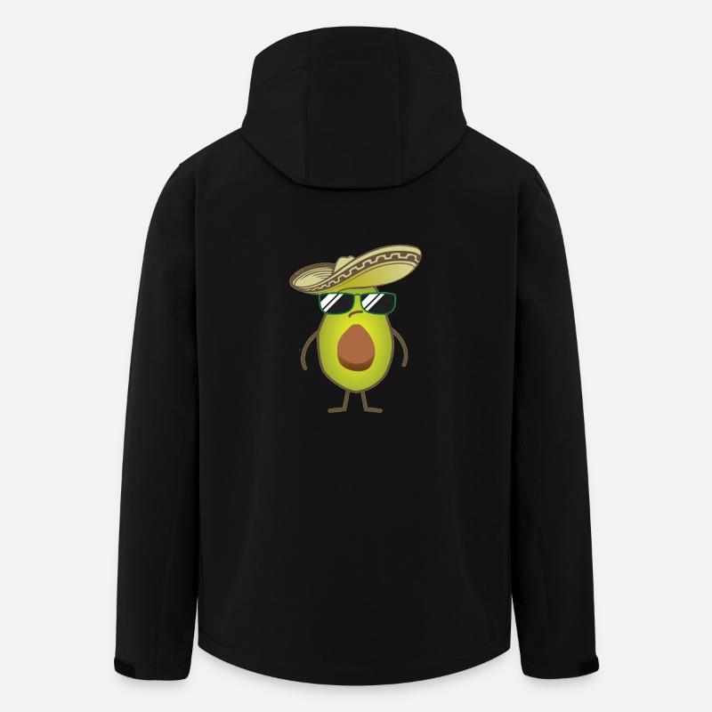 Cool Avocado - Recycelte Männer Softshell-Jacke von Stanley/Stella - Schwarz