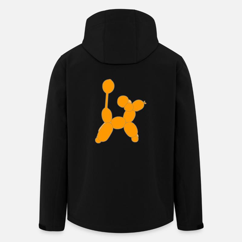 Chien ballon - Veste softshell homme en polyester recyclé Stanley/Stella - noir