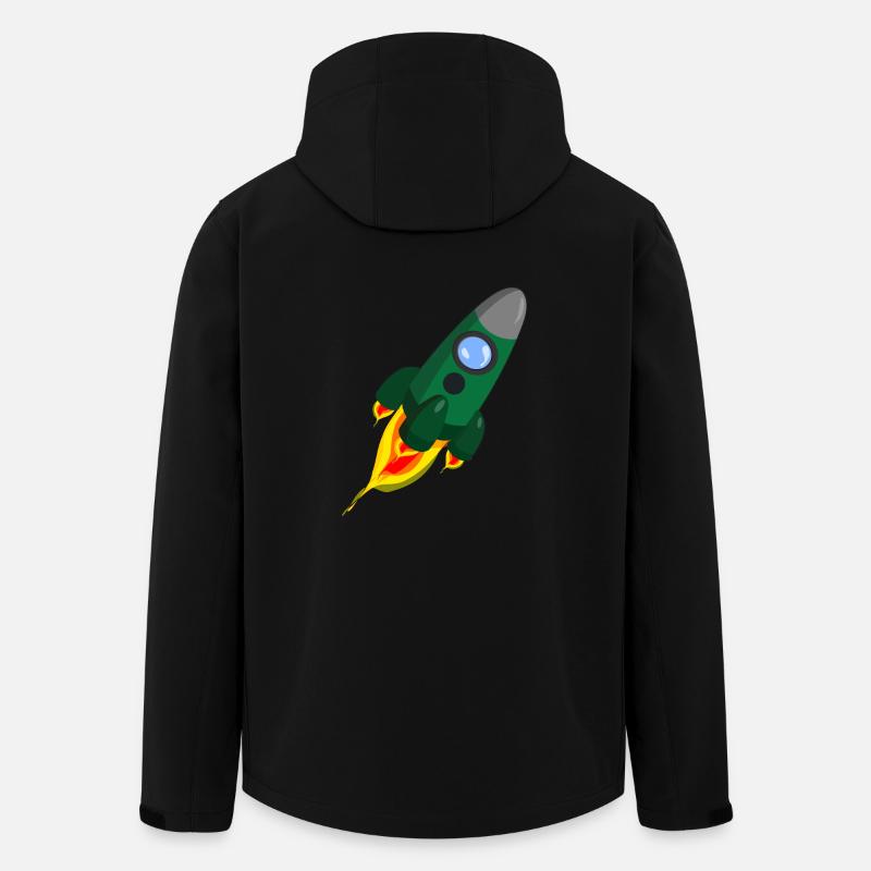 fusée - Veste softshell homme en polyester recyclé Stanley/Stella - noir