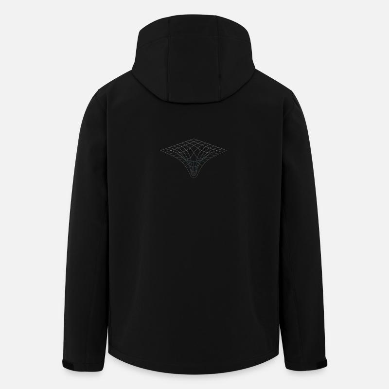 Relativity Geometry – Raumzeitkrümmung Physik - Recycelte Männer Softshell-Jacke von Stanley/Stella - Schwarz