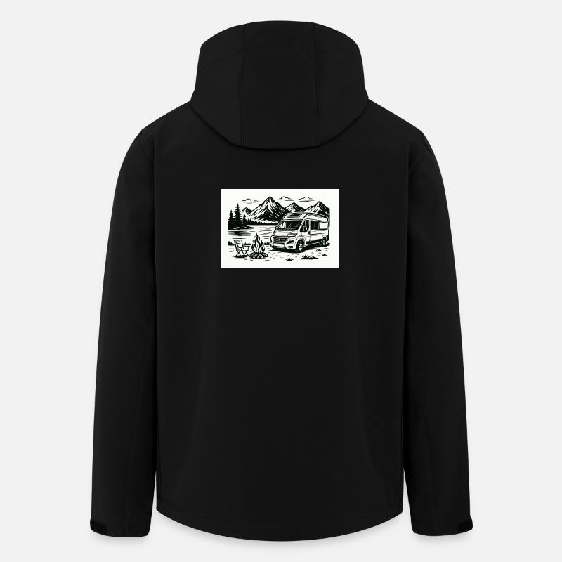 1000098331 - Recycelte Männer Softshell-Jacke von Stanley/Stella - Schwarz