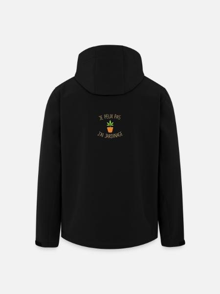 I can't I have gardening - Men’s Recycled Softshell Jacket by Stanley/Stella - black