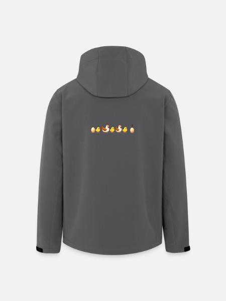 Evolution oeuf poussin poule darwin - Veste softshell homme en polyester recyclé Stanley/Stella - noir