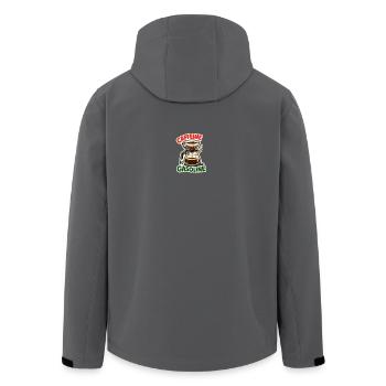 Caffeine is Gasoline. Barista Coffee Design. - Recycelte Männer Softshell-Jacke von Stanley/Stella - Anthrazit - Hinten - AI Model Male 185 light (185cm)