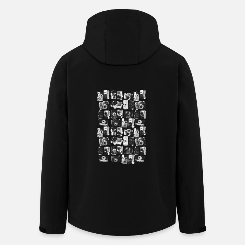 classic cameras - Men’s Recycled Softshell Jacket by Stanley/Stella - black