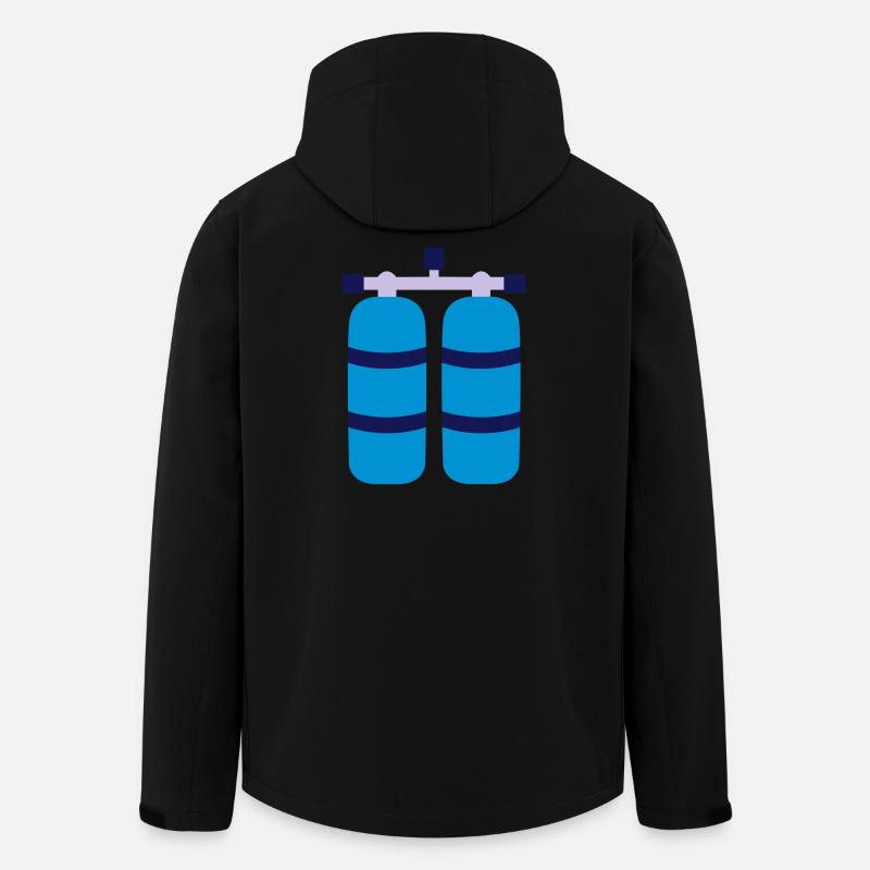 tanks - Men’s Recycled Softshell Jacket by Stanley/Stella - black