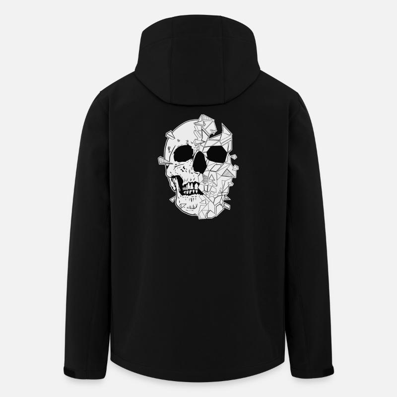 skull t-shirt - Men’s Recycled Softshell Jacket by Stanley/Stella - black