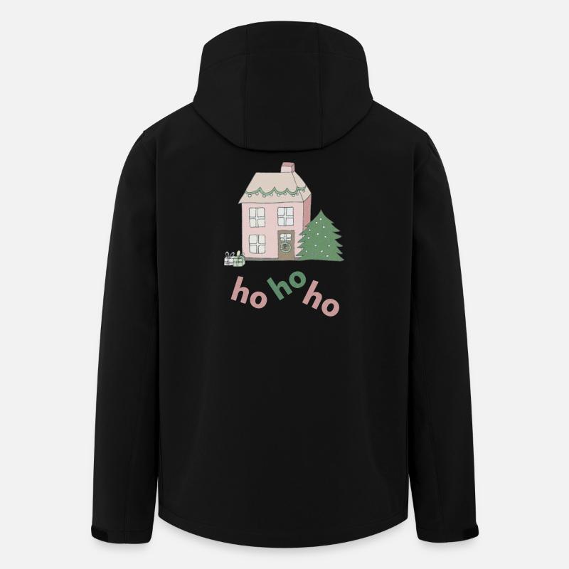 weihnachtshaus Style - Recycelte Männer Softshell-Jacke von Stanley/Stella - Schwarz