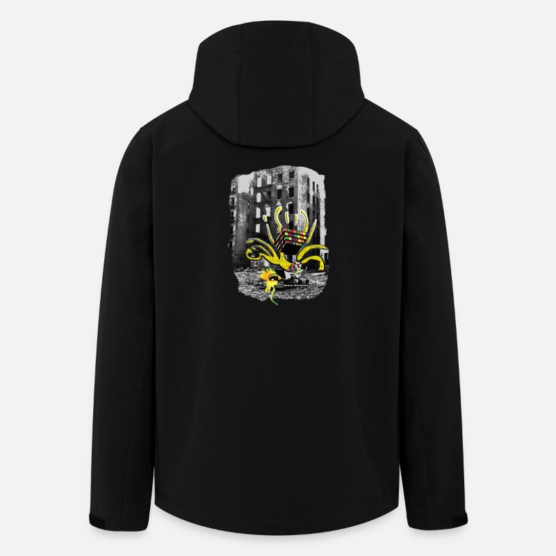 Œil Un - Veste softshell homme en polyester recyclé Stanley/Stella - noir