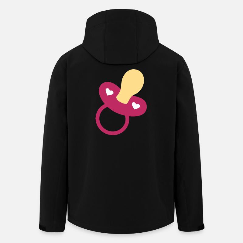 Idée cadeau naissance bébé 2025 - Veste softshell homme en polyester recyclé Stanley/Stella - noir