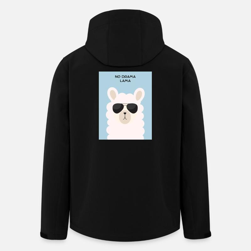 No Drama Llama Sunglasses - Men’s Recycled Softshell Jacket by Stanley/Stella - black