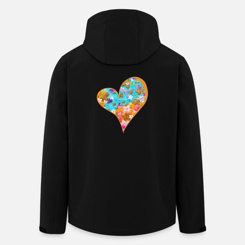 FrühlingsBlüten - Sonja Ariel von Staden - Men’s Recycled Softshell Jacket by Stanley/Stella - black