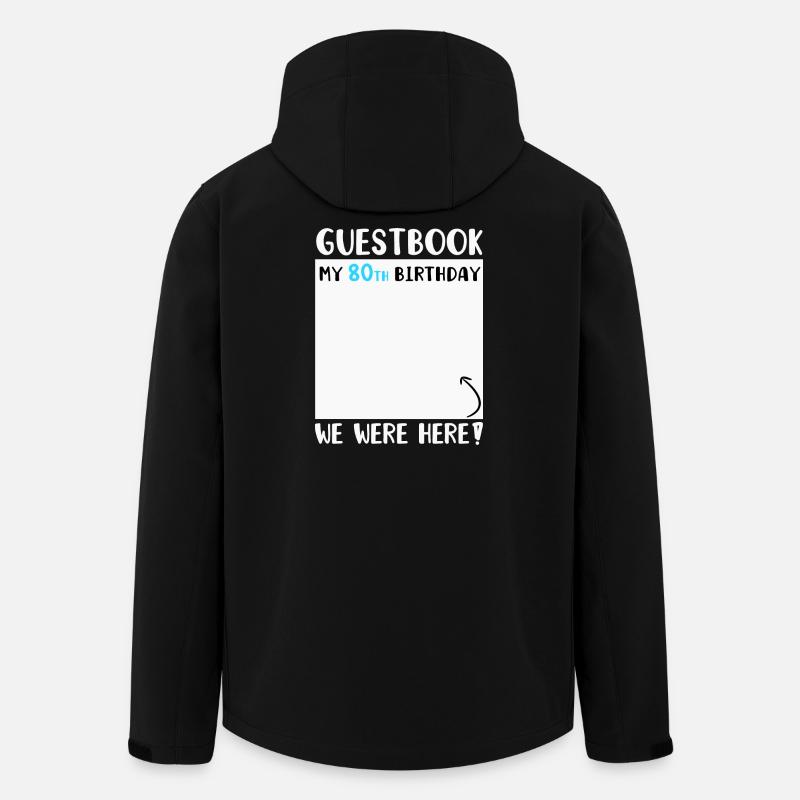 80e anniversaire - Veste softshell homme en polyester recyclé Stanley/Stella - noir