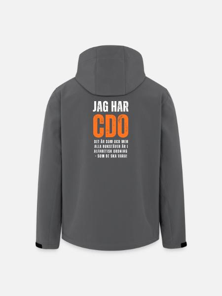 Jag har CDO - Softshelljacka herr i återvunnen polyester Stanley/Stella - svart