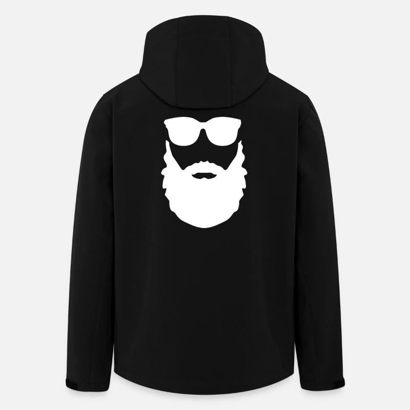 beard sunglasses - Recycelte Männer Softshell-Jacke von Stanley/Stella - Schwarz