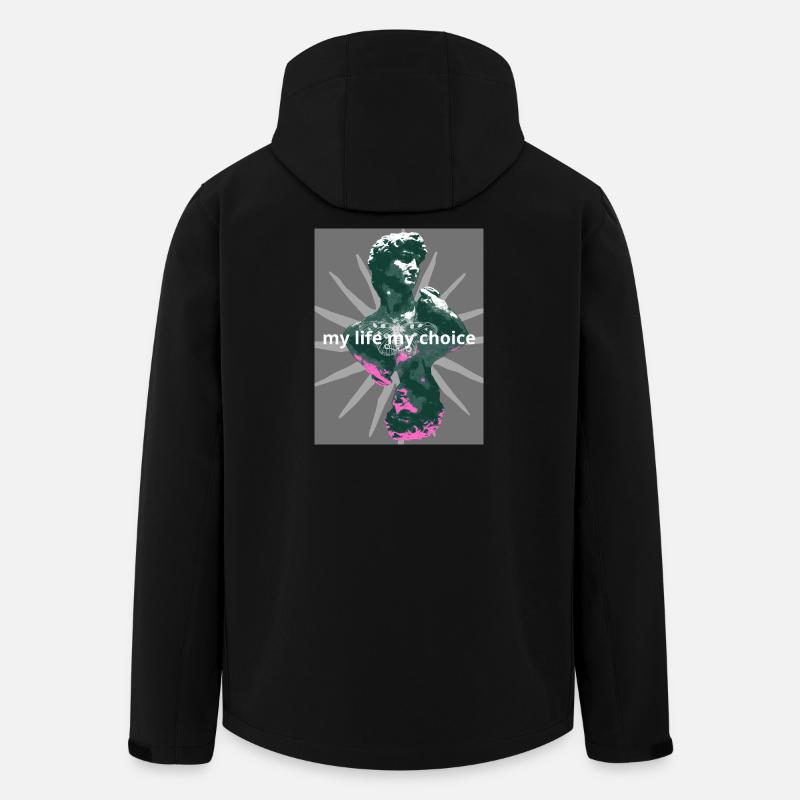 David - Men’s Recycled Softshell Jacket Discoverer by Stanley/Stella - black